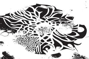 Monochrome Black and White Abstract Texture Design vector