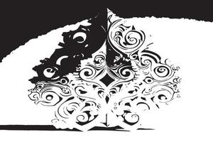 Bold Monochrome Design with Abstract Black Textures vector