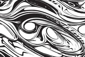 Creative Abstract Texture in Black for Clean White Canvas vector