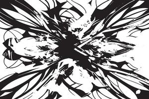 Sharp Black and White Abstract Texture for Graphic Design vector