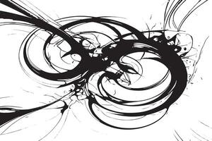 Refined Abstract Black Design for Minimalist Projects vector