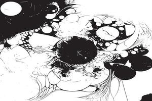 High Quality Abstract Black Texture for Design Projects vector