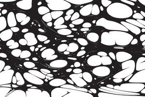 Dynamic Black Abstract Design on White Background vector