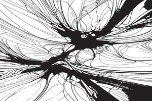 Refined Black Abstract Silhouette for Texture Overlay vector
