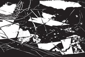 Scratched and Worn Black Texture with Grunge Details in Monochrome vector