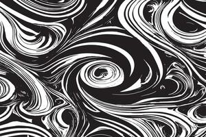 Layered Abstract Black Patterns on White for Texture Design Creativity vector