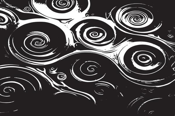 Abstract Black and White Contrast Textures for Graphic Creations
