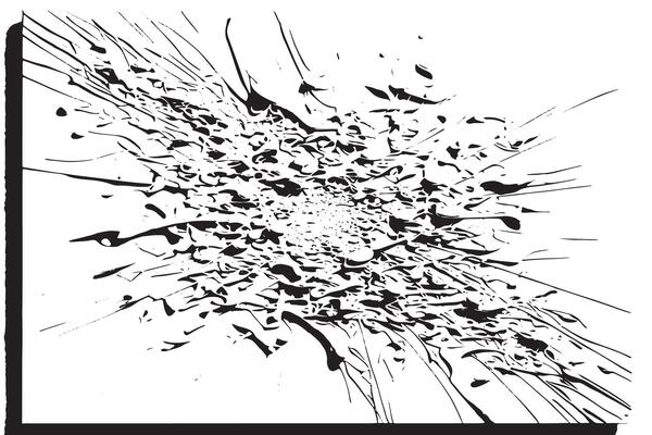 Black Texture Overlay with White Base for Versatile Design Use