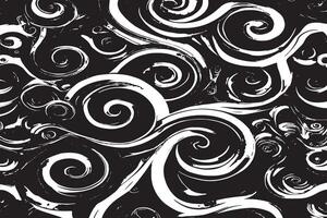 Modern Black Overlay Patterns on White Background for Bold Designs vector