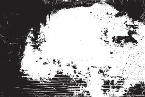 Dark Grunge Overlay Texture in Black and White for Rough Abstract Designs vector