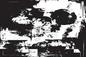 Minimalist Black and White Grunge Texture with Subtle Distressed Patterns vector