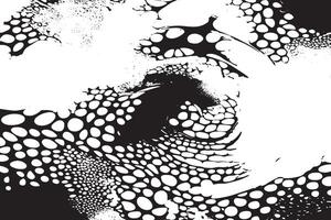 Black Silhouette Patterns on a White Background vector
