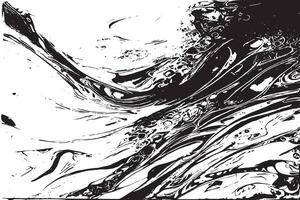 Black Brushstroke Texture on White for Unique Overlay Projects vector