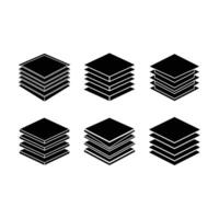 Layers Pane Editable Graphic Design File for UI UX Design vector