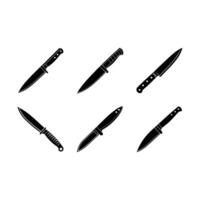 Editable knife graphic for creative projects, available in multiple formats vector