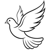 Dove coloring pages free printable coloring pages vector