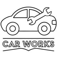 Elegant Car Outline Design Combining Style and Functionality vector