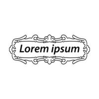 border element design vector