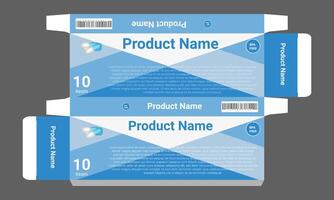 chocolate package box design template vector