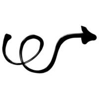Momentum Curved Curve Arrow Design vector