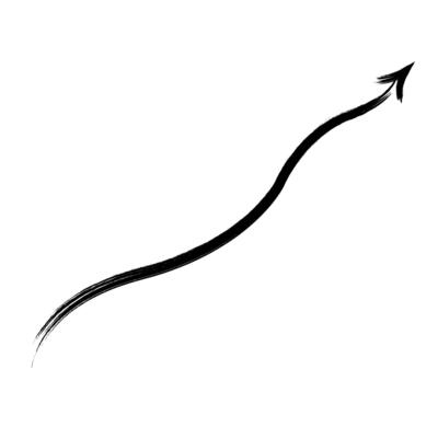 A casual yet intentional arrow leading the way