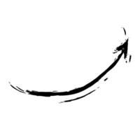 Abstract Hand Drawn Arrow with Artistic Flair vector