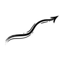 A rising wave of arrows with a purposeful ending vector