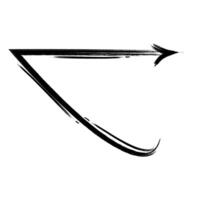 A wave of arrows that captures the energy of creative assertive movement vector
