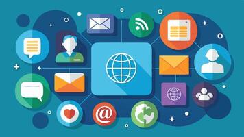 how to create a social media marketing strategy vector