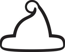 a hat icon on a white background vector