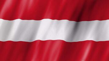 Waving animated flag of Austria. Animation of Waving flag of Austria video