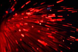 abstract background with light lines of different colors photo