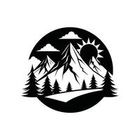 Tranquil Daybreak and Twilight Nature Design vector