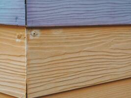Pastel painted faux wood texture for a vintage style background. photo