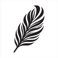 Mystical Witch Quill Pen icon isolated in a white background vector