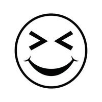 A smiley face with a smiley face in the middle vector