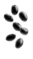 Olives suspended in mid-air, creating a whimsical culinary spectacle of nature's bounty png