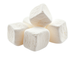 Soft and fluffy marshmallows pristine png