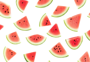 Charming watermel slice pattern for summer vibes png