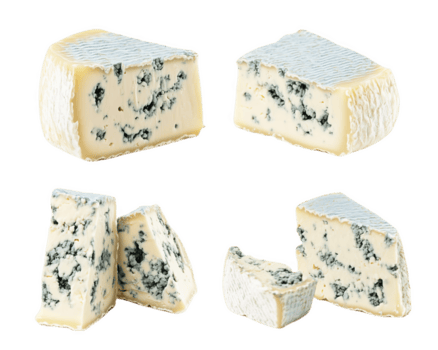 artístico arreglo de diverso azul queso variedades png