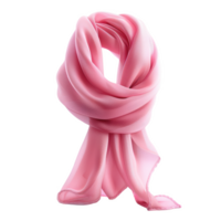Stylish pink Valentine's Day scarf displayed elegantly on a neutral background png