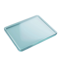 Frosted glass sheet in rectangular shape, perfect for crafting and home decor projects png