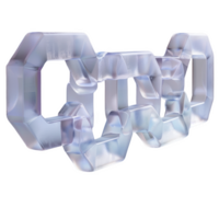 Frosted glass ledger showcasing unique geometric shapes with a modern design png