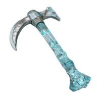 Climbing axe for glacier navigation showcasing its design and craftsmanship png