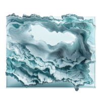 Charting the course through intricate frost patterns in a frozen landscape png