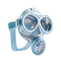 Exploring the underwater world in diving gear during a sunny day at the beach png