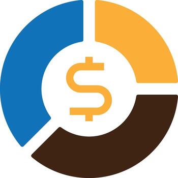 Pie Chart Graph vector