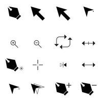 mouse cursor collection design vector