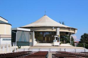 A view of the Church at Medjigorie photo