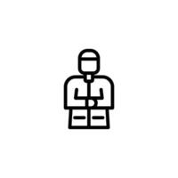 worship icon or logo design isolated sign symbol illustration. High quality black line style suitable for designers, web developers, displays and websites vector